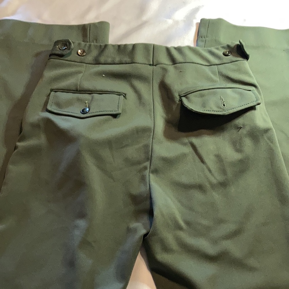 Vintage Knit Polyester Pants - Picture 3 of 5
